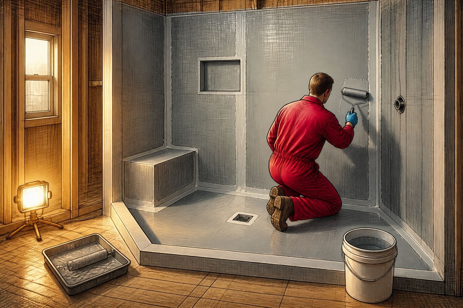 Waterproofing and moisture control after water damage